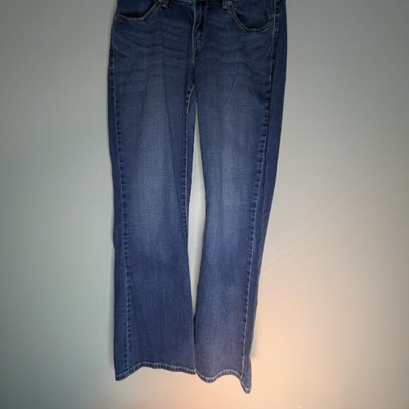 Levi's 529 Curvy Boot Cut Jeans Women's 10  Denim Mid Rise Stretch Blue - Picture 6 of 11